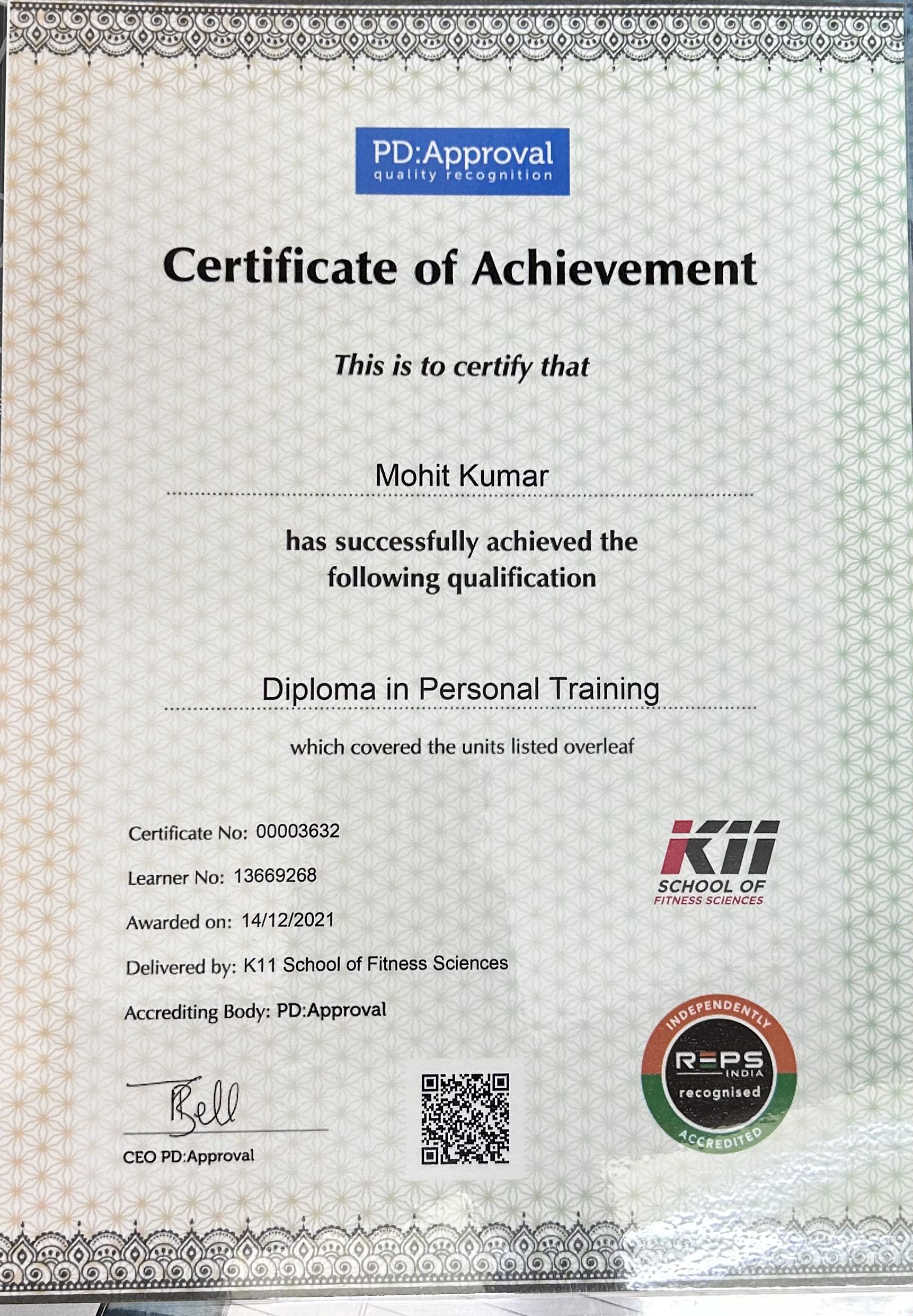 Certificate 12