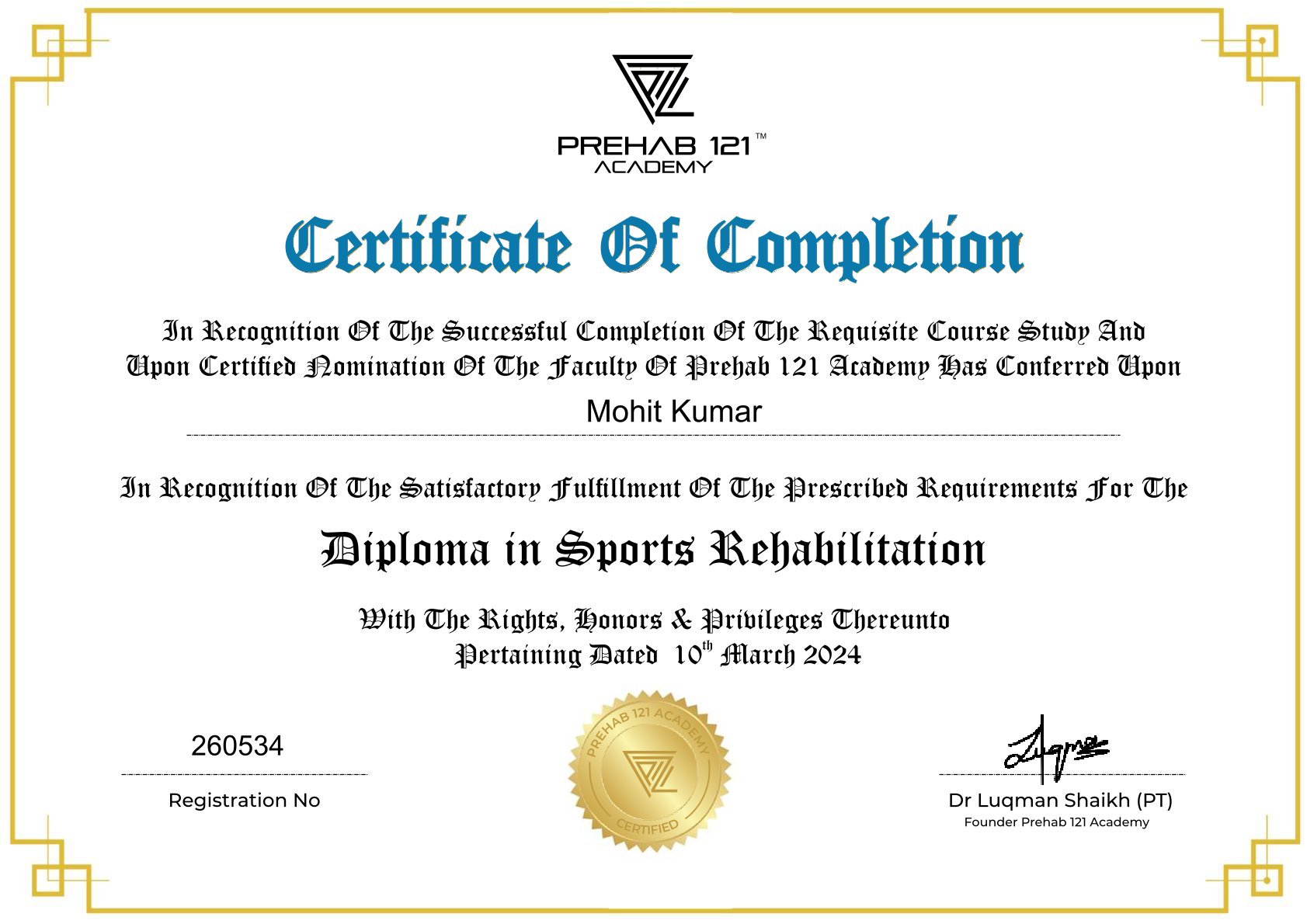 Certificate 7