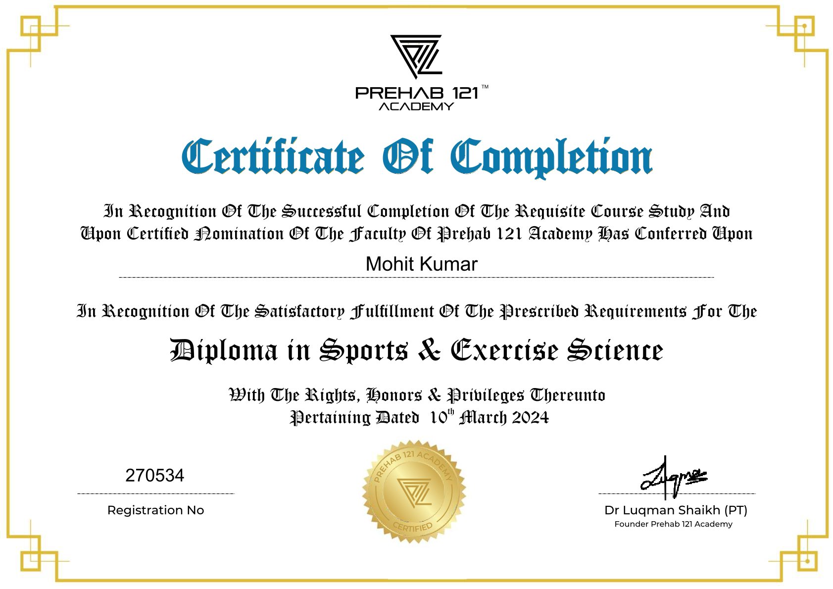 Certificate 8